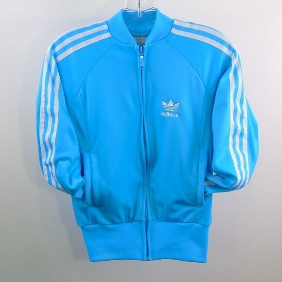 Vintage Adidas Europa Youth Track Jacket 3 Stripe - Picture 2 of 8